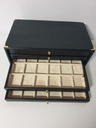 Monetiere in ecopelle nera