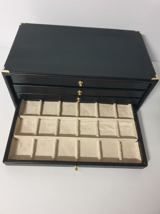 Monetiere in ecopelle nera