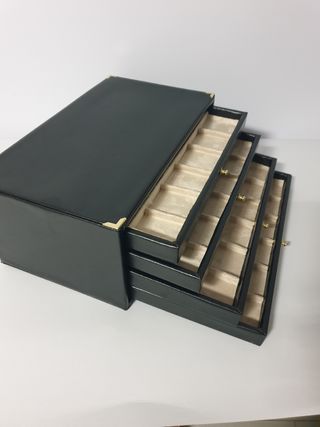 Monetiere in ecopelle nera