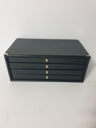 Monetiere in ecopelle nera