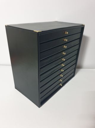 Portagioie in ecopelle nera