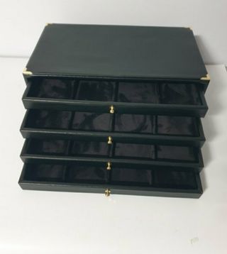 Portagioie in ecopelle nera