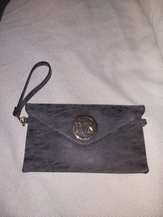 Bolso /cartera gris