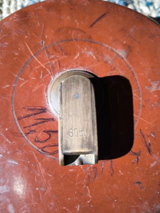 Cinta métrica metro vintage estuche cuer