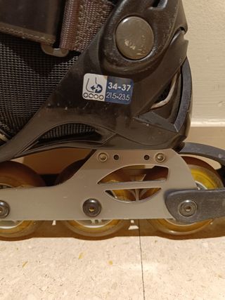 Patines en linea con funda