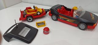 Playmobil. Coche con remolque y car