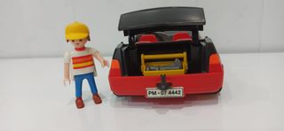 Playmobil. Coche con remolque y car