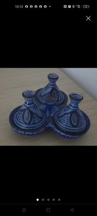 Tres tajines pequeños