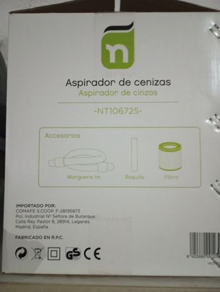 Aspirador de estufa de pellets
