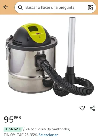 Aspirador de estufa de pellets