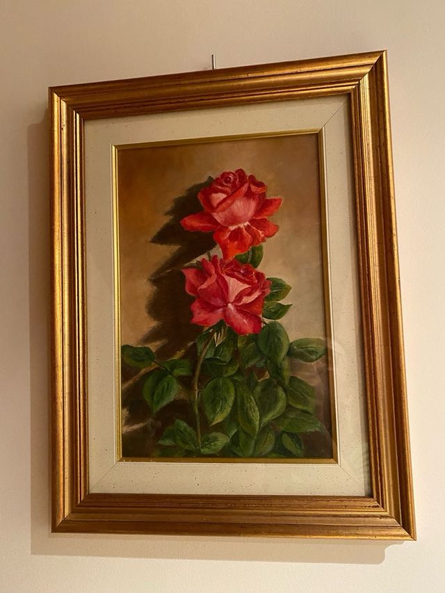 3 Cuadros  pintados al óleo 25 x 40 cm aprox.