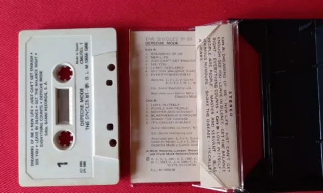 DEPECHE MODE "Music for the masses" "The singles"