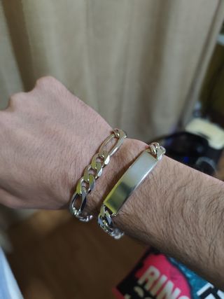 Esclavas de plata 925 macizas