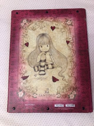 Carpeta infantil gorjuss rosa