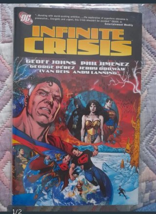 Cómic Batman Arkham Asylum y Comic Infinite Crisis