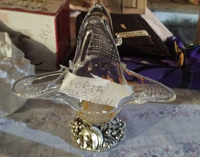 Porta tovaglioli di cristallo