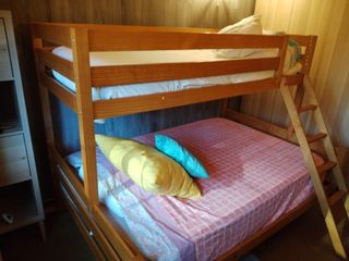 Cama Litera para tres en madera