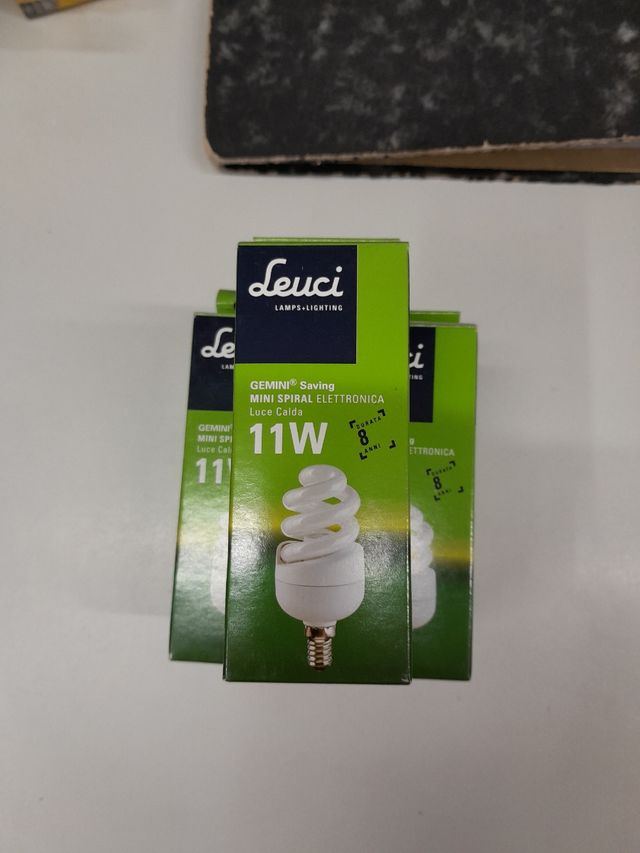 Lamp. Basso consumo 11W E 14 spirale