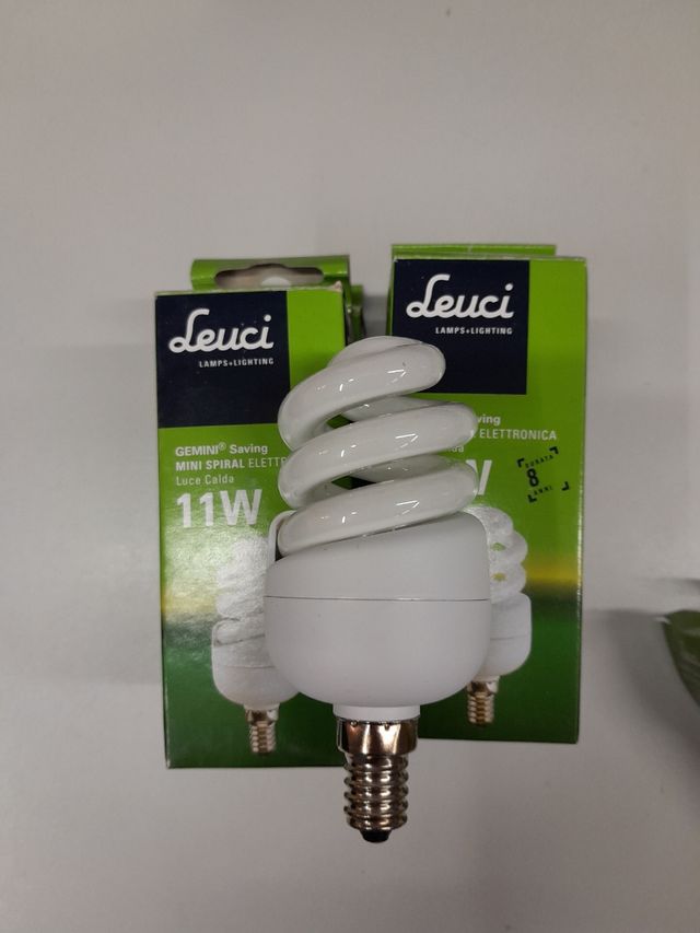 Lamp. Basso consumo 11W E 14 spirale