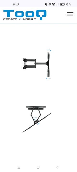 Soporte tv pared 37-70