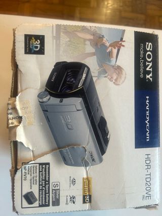 Videocamara sony 3 D