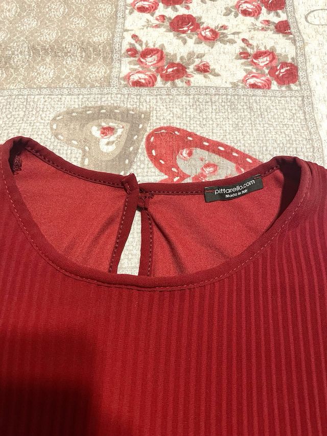Camicia bordeaux Pittarello