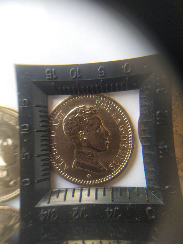 Monedas de 2 céntimos de 1904 de alfonso