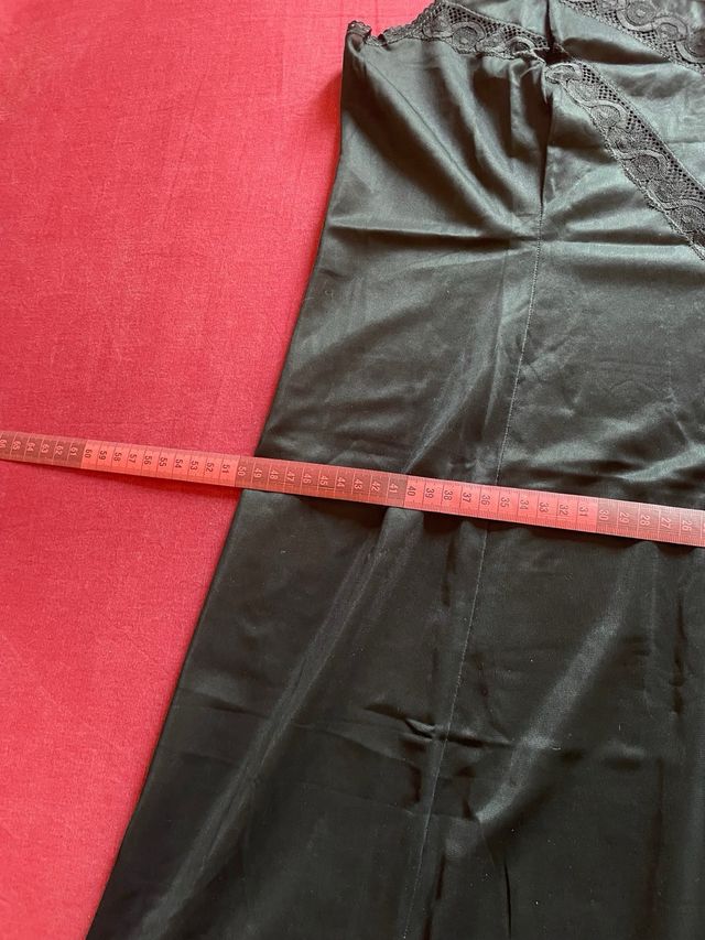 Sottoveste nera donna