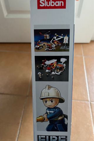 Equipo Bomberos Sluban juguete