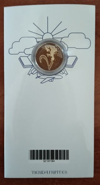 2 euros España 2022 Erasmus proof
