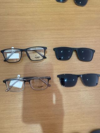 Zazen. Gafas de graduado con clip de sol