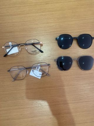 Zazen. Gafas de graduado con clip de sol