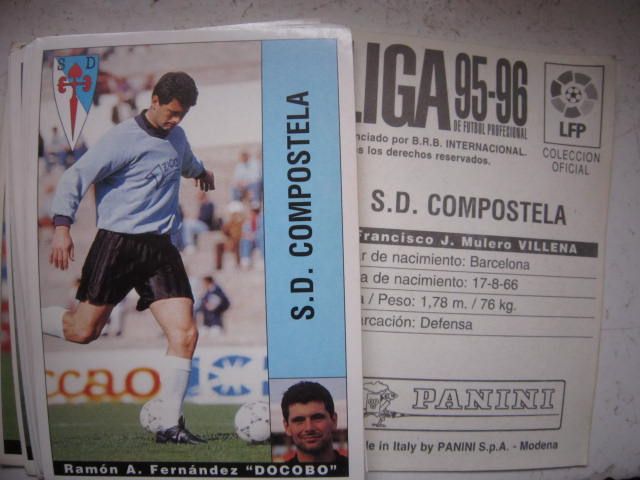 cromos sueltos liga 95 96 Panini álbum fútbol 1995