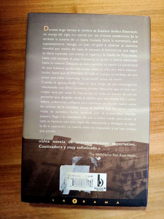 Libro 📖 EL SEÑOR DEL CAOS