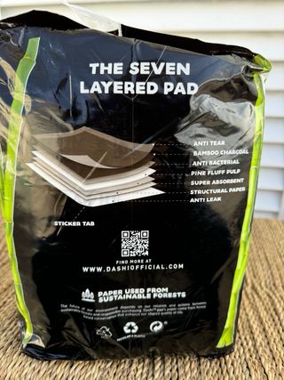 Resgardo para Cão Dashi Bambo Pad 60x80 30 uni