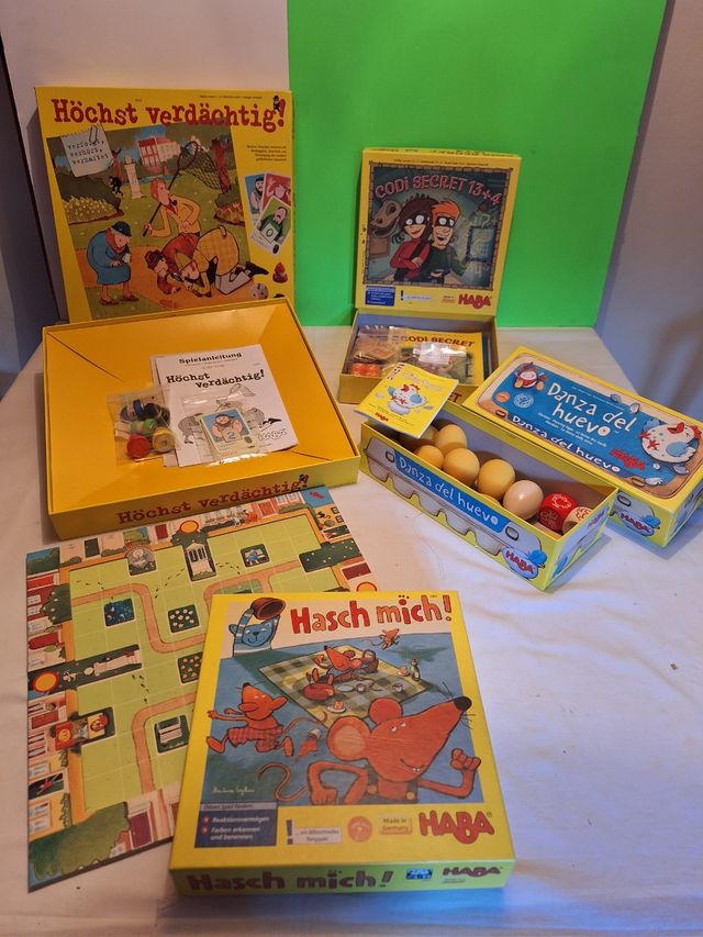 JUEGOS HABA COMO NUEVOS!!