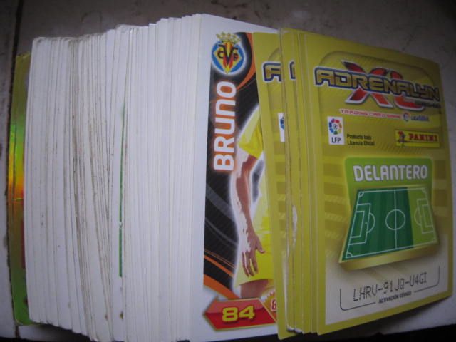 cromos sueltos liga fútbol 2011 2012 Adrenalyn