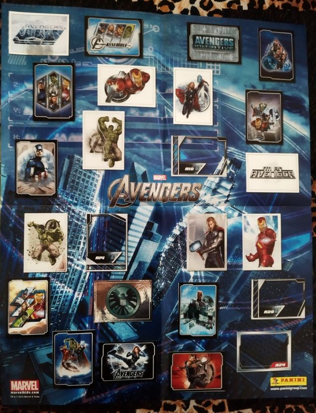 Álbum cromos Avengers _ Marvel Panini