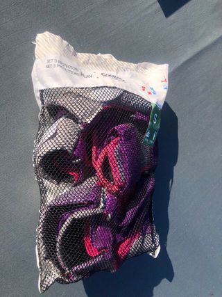 Patines de línea con casco y protectores