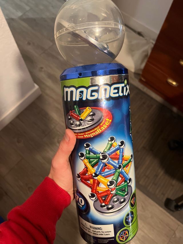 Juego de imanes y construcción Magnetix
