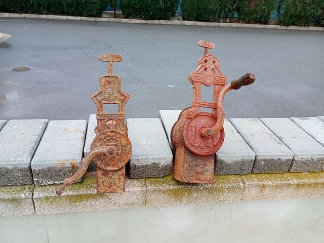 Antiguas picadoras de carne