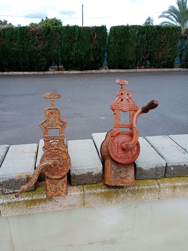 Antiguas picadoras de carne