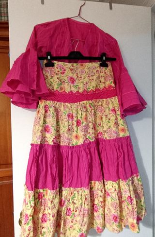 falda y top flamenca