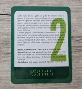 Gioco di carte Quadrifoglio
