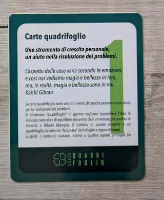 Gioco di carte Quadrifoglio