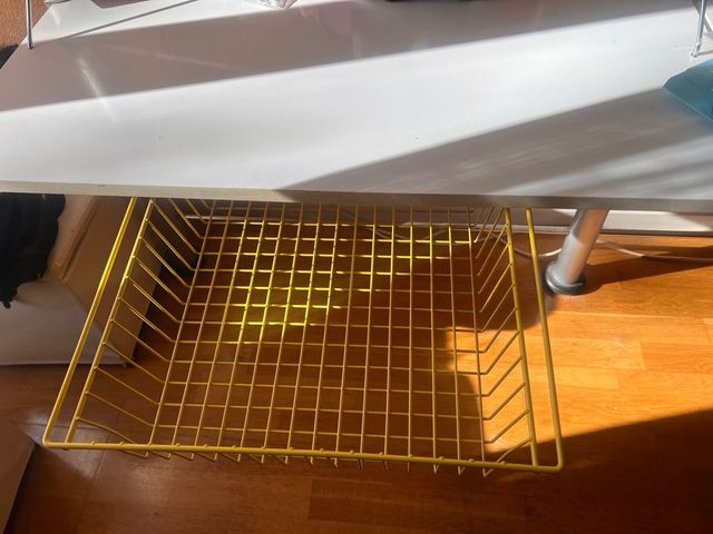 Escritorio blanco doble