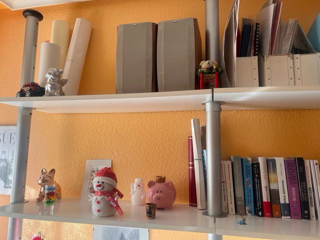 Escritorio blanco doble