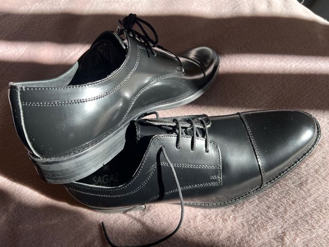 Zapatos Oxford Negro Piel Florentic hombre. T. 42