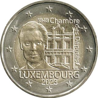 9 Monedas 2 € Luxemburgo conmemorati