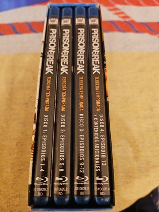 Prison Break temporada 3 Blue Ray